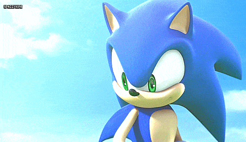 Sonic the Hedgehog GIF, Sega, video game, thumbs up