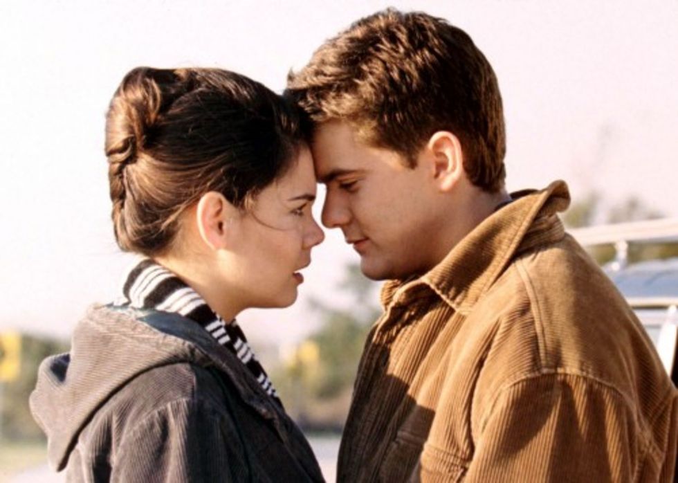 Joey and Pacey in 'Dawson's Creek'
