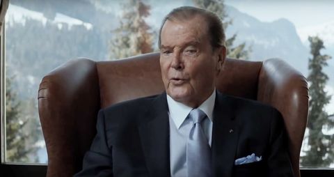 Sir Roger Moore in The Saint remake