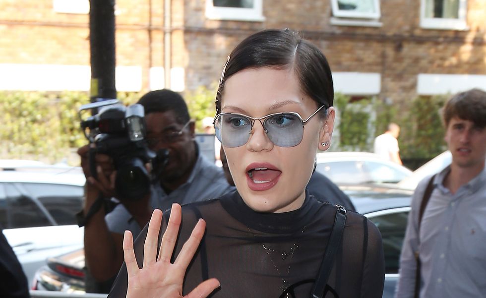 Jessie J unveils misspelled tattoo of her own song lyrics