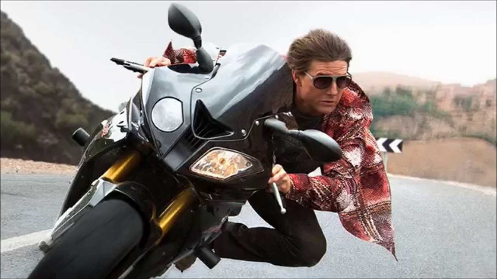 Mission Impossible: Rogue Nation starring Tom Cruise