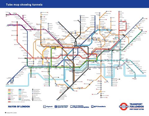 Tube map redesigned to help people with anxiety