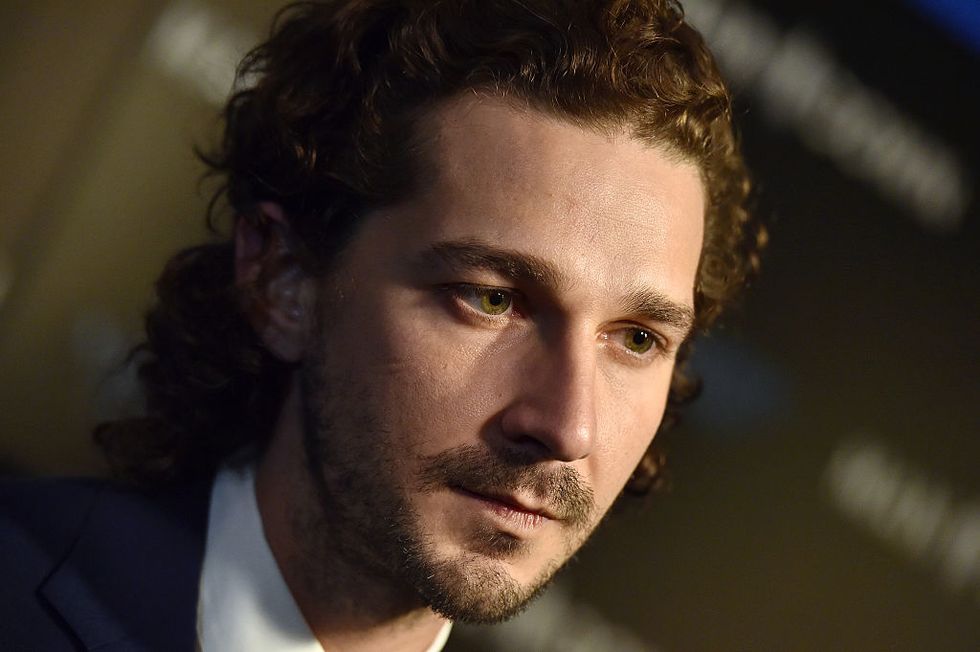 Shia LaBeouf at the premiere for Man Down