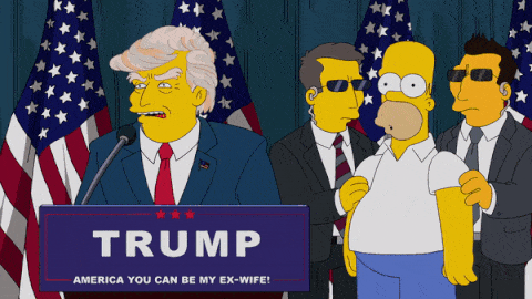 President Trump in 'The Simpsons'