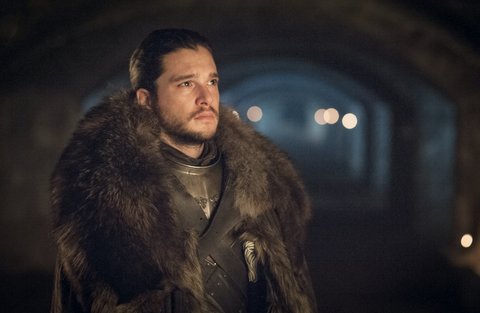 Game of Thrones, s7e2 'Stormborn': Jon Snow in Stark tomb