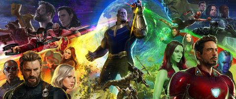 Avengers: Infinity War poster Thanos