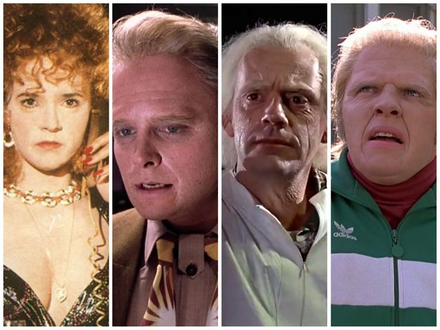 Back to the Future makeup cast