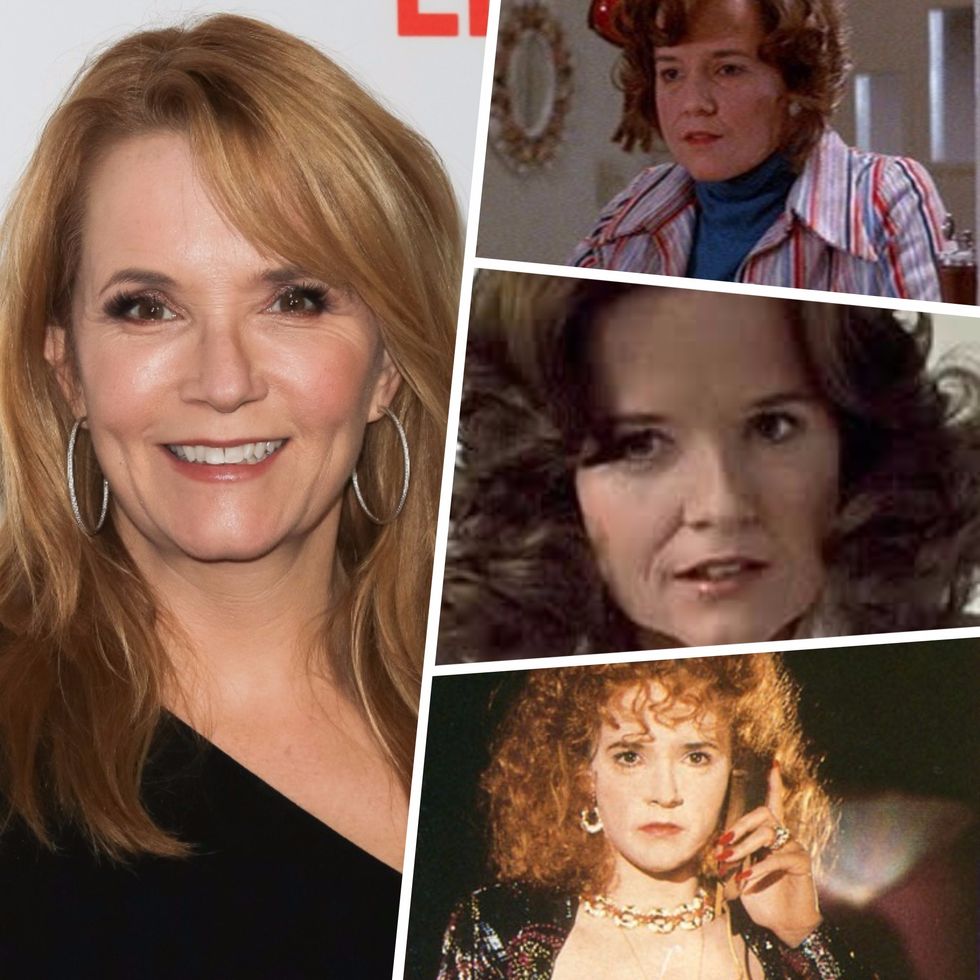 Lea Thompson as Lorraine McFly in Back to the Future - makeup compared to today