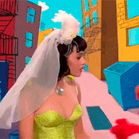 Katy Perry Bouncing with Major Cleavage on Make a GIF