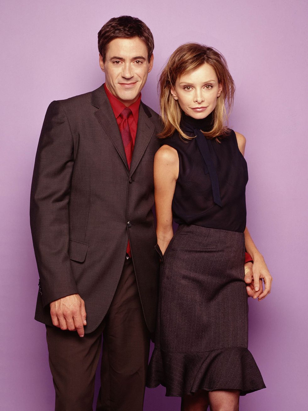 Robert Downey Jr. and Calista Flockhart in 'Ally McBeal'