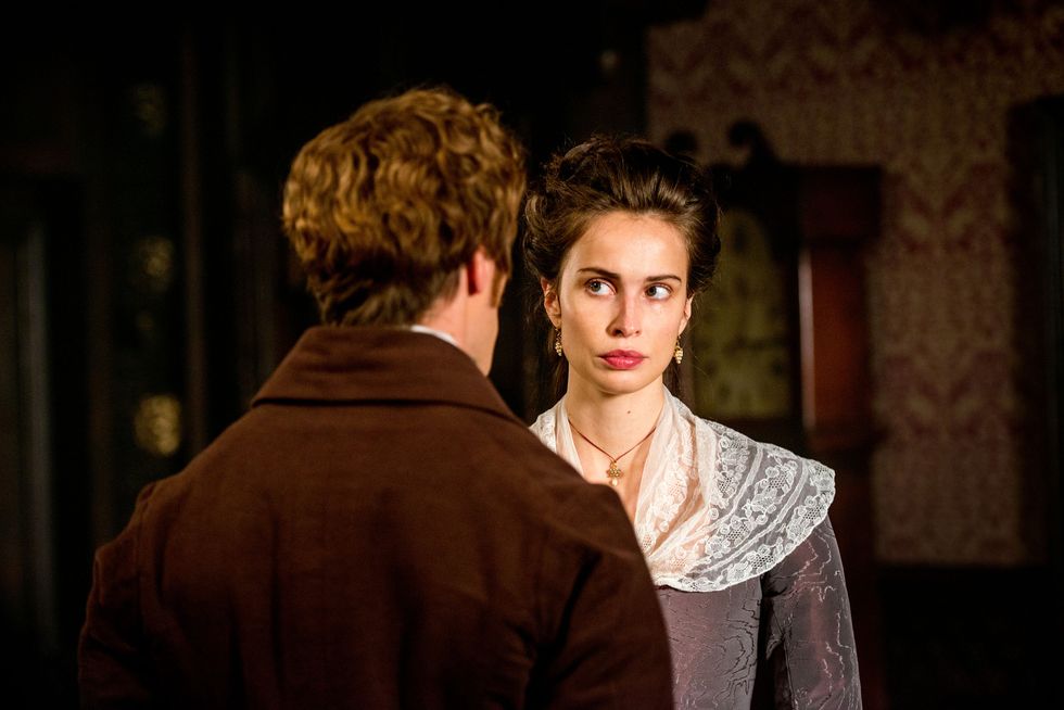 George and Elizabeth in 'Poldark'