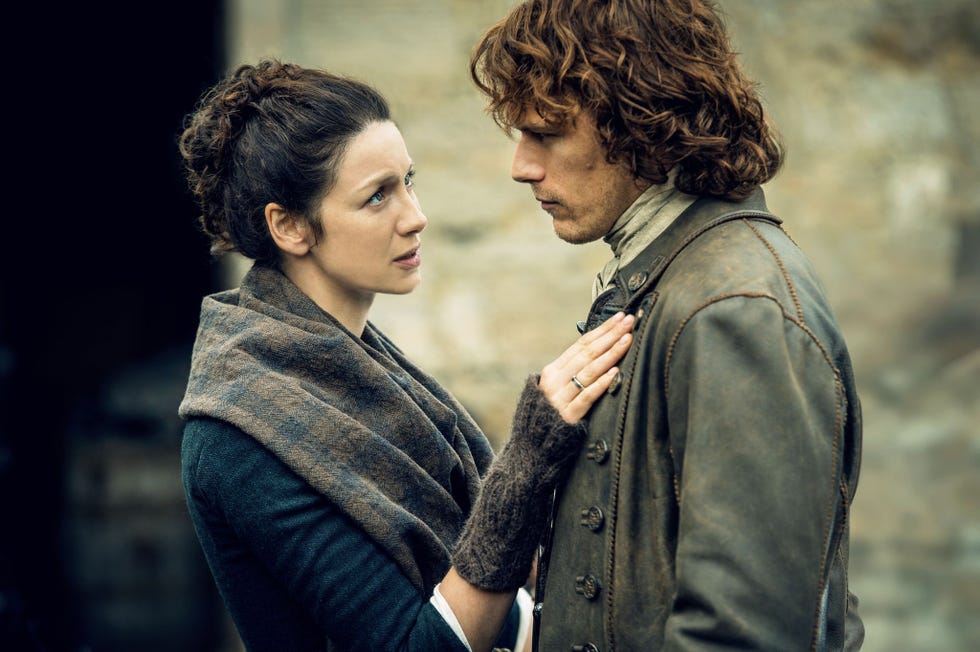 Claire and Jamie in 'Outlander'