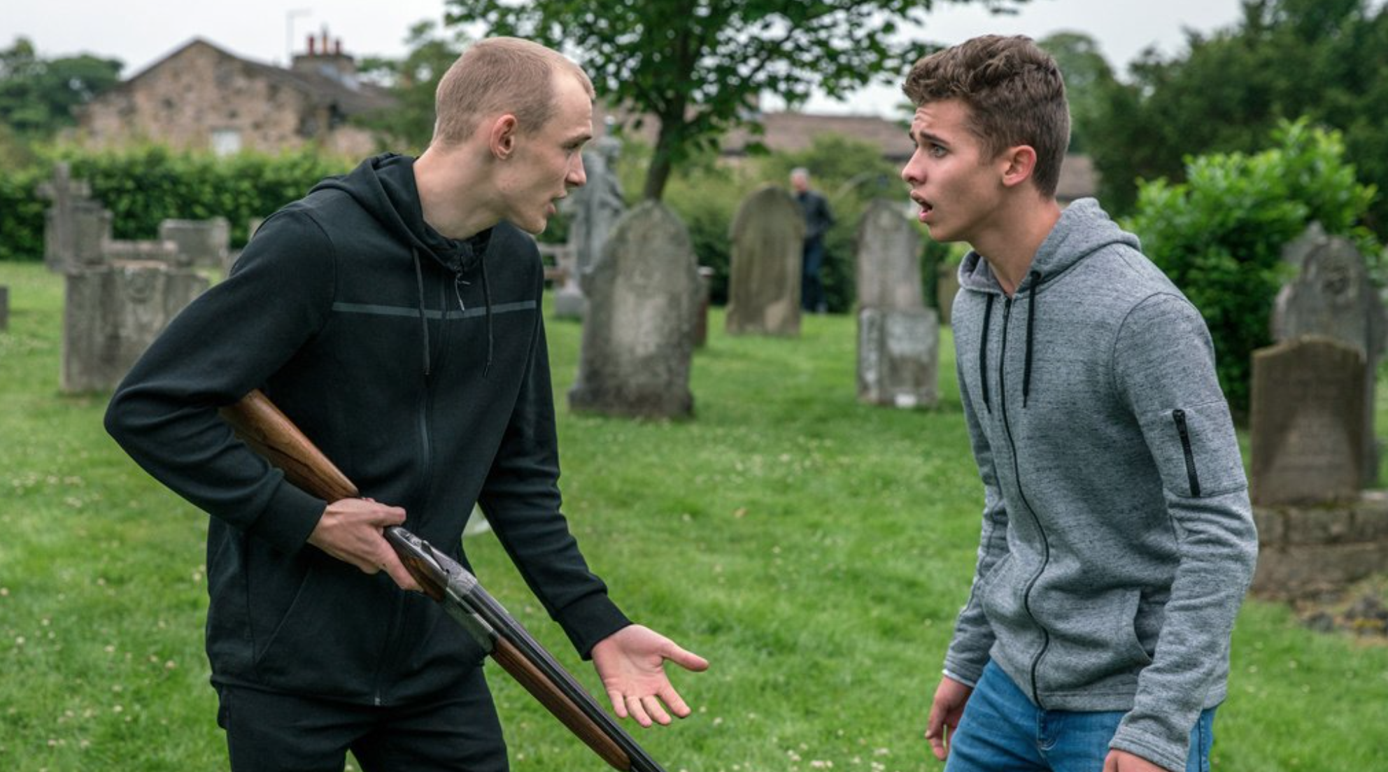 Emmerdale Fans Worried As Pollard S Gun Is Stolen By Josh But Jacob Takes The Blame