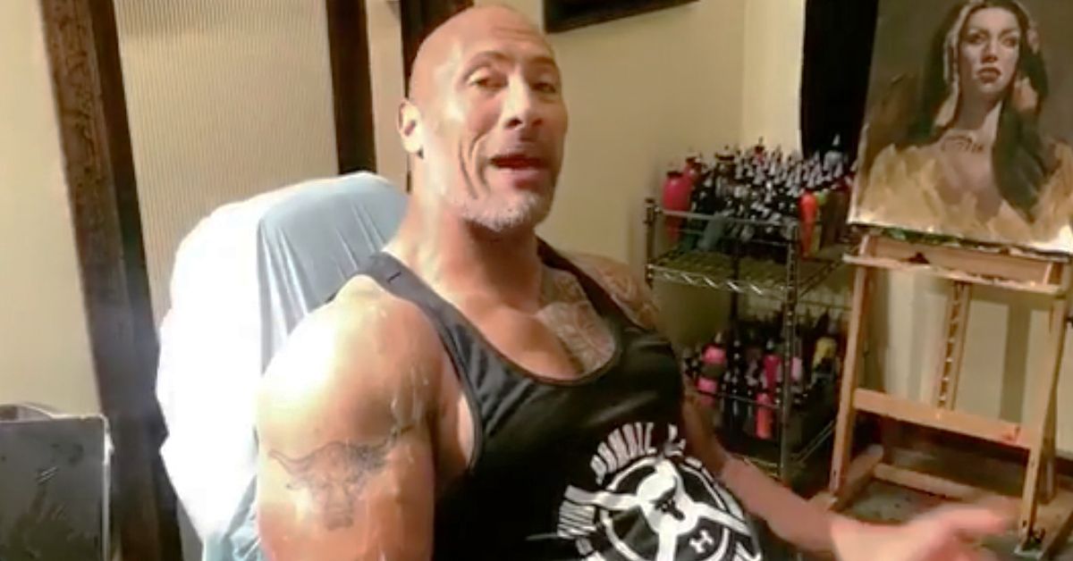 The Rock “Evolves” His Infamous Bull Tattoo! | TMZ TV - YouTube