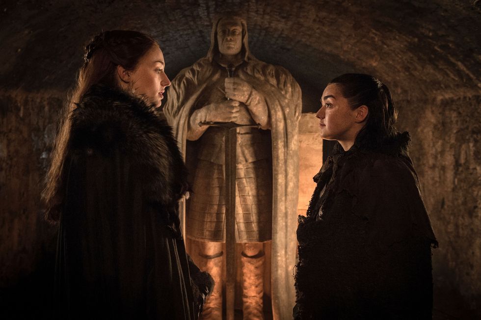 Sansa Stark, Arya Stark, Game of Thrones, GOT, Season 7, episode 4
