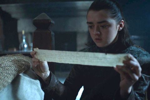 GoT's Arya knew how to find the letter for a fun reason