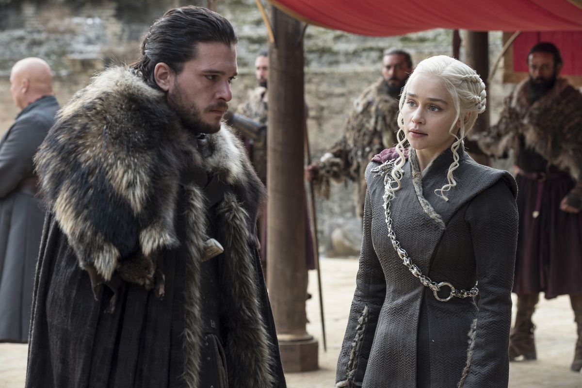 Jon and Daenerys in 'Game of Thrones' s07e07