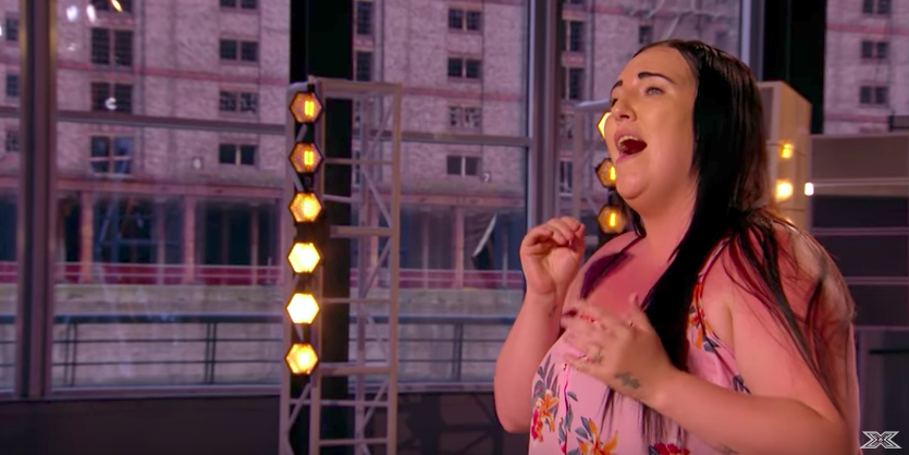 X Factor contestant Kayleigh Taylor auditions and reveals her Simon ...