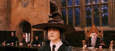 Harry Potter's first day at Hogwarts with Sorting Hat