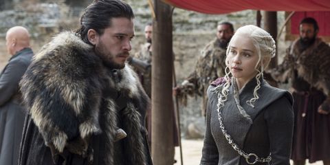 Jon and Daenerys in 'Game of Thrones' s07e07