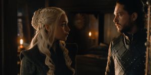 Daenerys and Jon in Game of Thrones s07e07