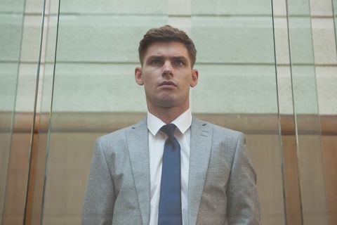 Ste Hay at his murder trial in Hollyoaks