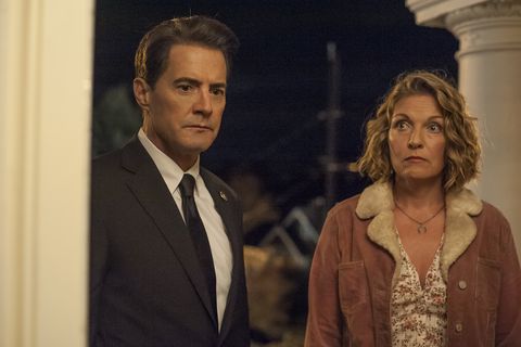 Twin Peaks: The Return - Kyle MacLachlan as Dale Cooper and Sheryl Lee as Carrie Page