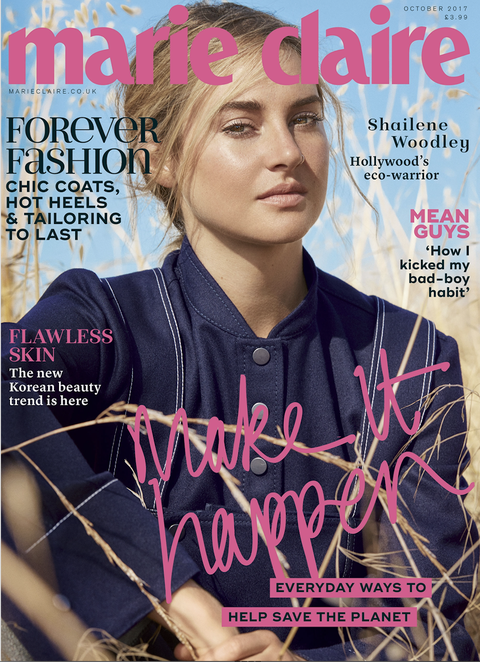 Shailene Woodley covers Marie Claire