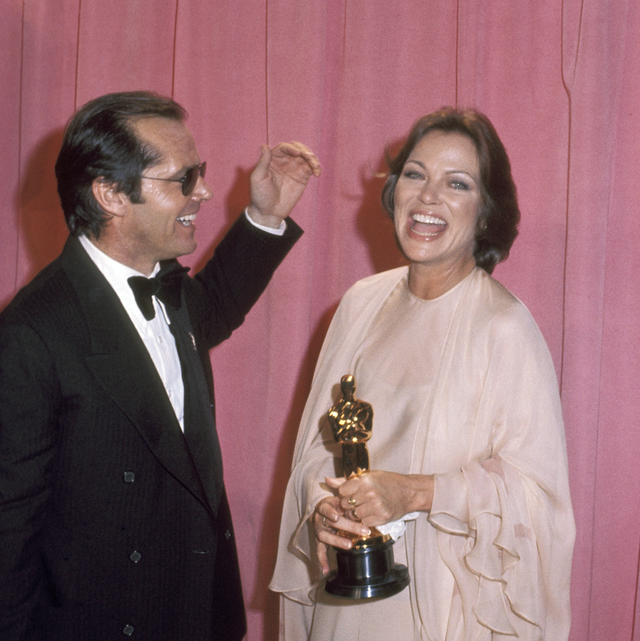 Jack Nicholson und Louise Fletcher während der 48. jährlichen Academy Awards