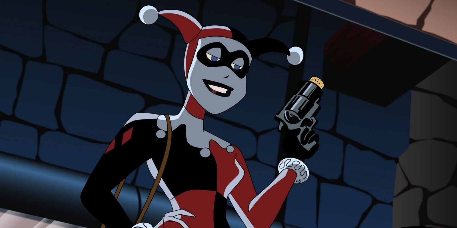 Arlequina original de Paul Dini  Harley quinn art, Bruce timm