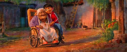 Mama Coco and Miguel Pixar