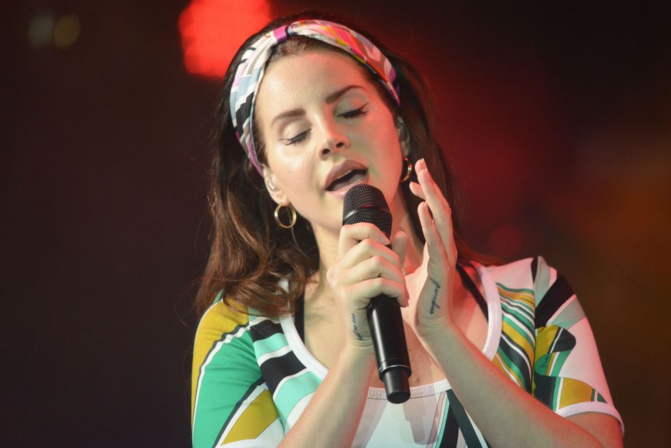 Lana Del Rey attends Day 1 of BBC Radio 1's Big Weekend 2017