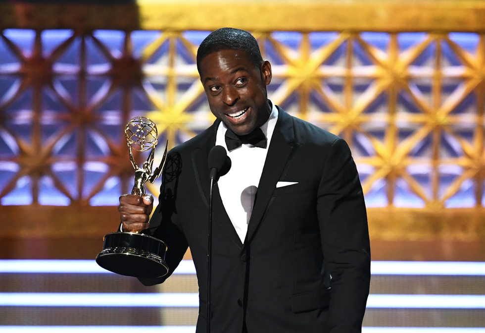 sterling k brown accepts outstanding lead actor in a drama series