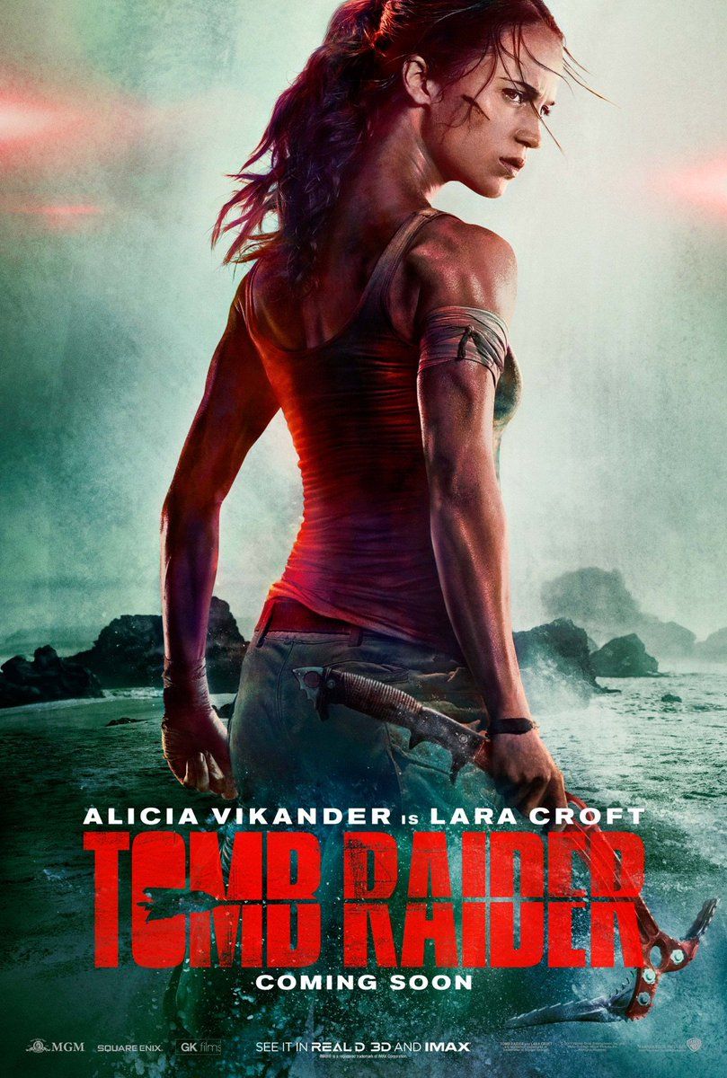 scaramuccia porto di mare condurre alicia vikander lara croft poster