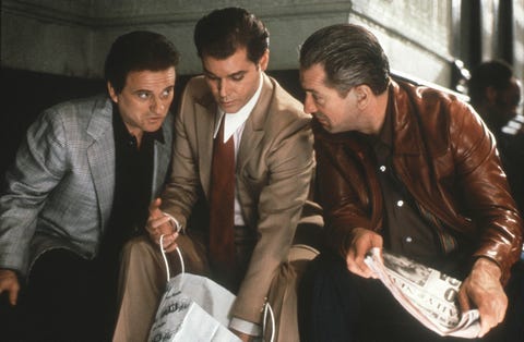 robert de niro, ray liotta, joe pesci, goodfellas 1990