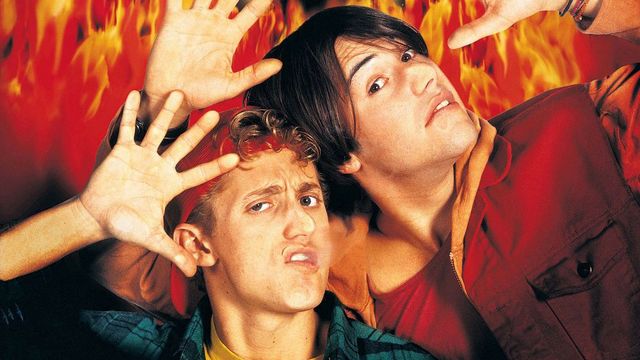 bill and ted in hell in bill and ted's bogus journey