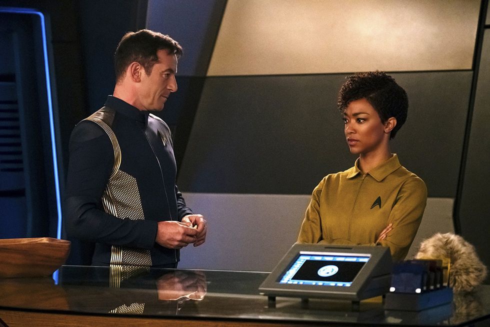 Sonequa Martin, Jason Isaacs, Star Trek: Discovery, Episode 3