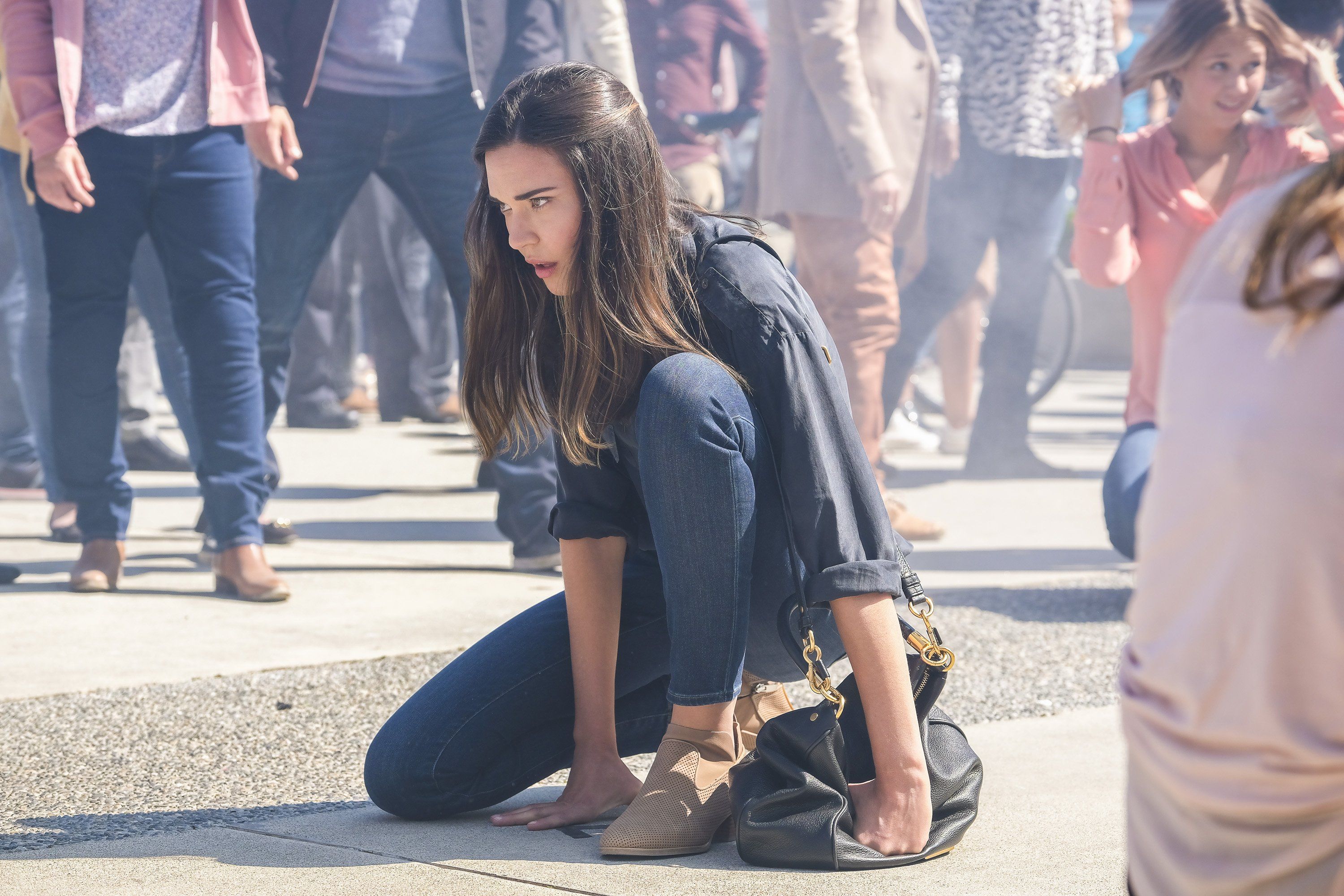 Supergirl photo shows first look at Odette Annable as Reign