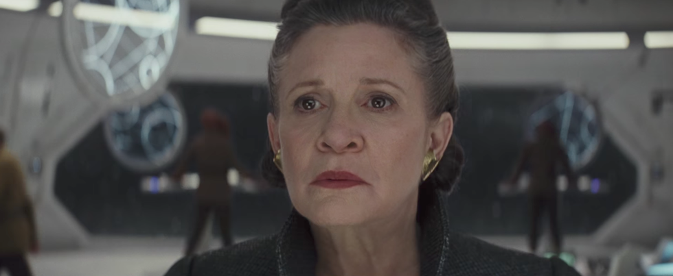 General Leia Organa in Star Wars: The Last Jedi