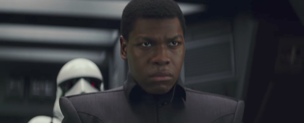 Finn in Star Wars: The Last Jedi