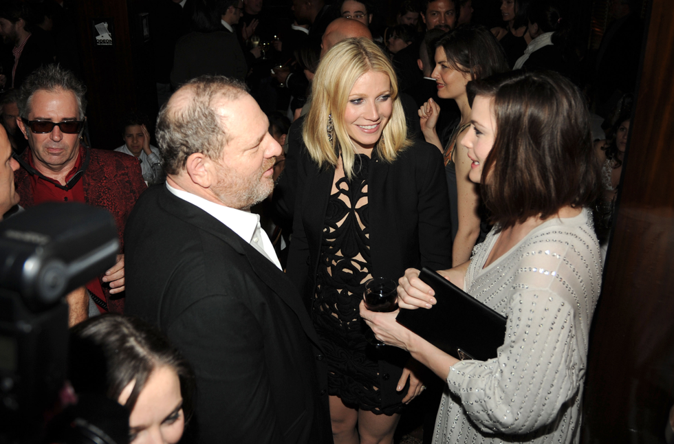 arvey Weinstein, Gwyneth Paltrow and Liv Tyler attend THE CINEMA SOCIETY & MICHAEL KORS