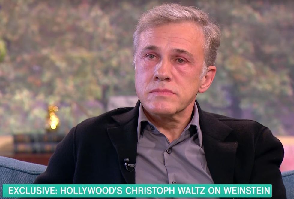 Christoph Waltz on This Morning talking Harvey Weinstein