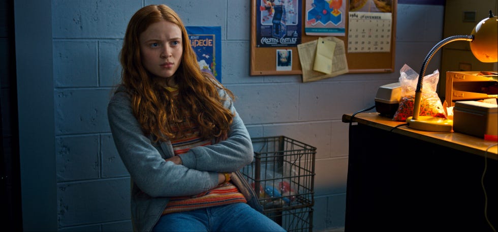 Sadie Sink maxes out in Stranger Things