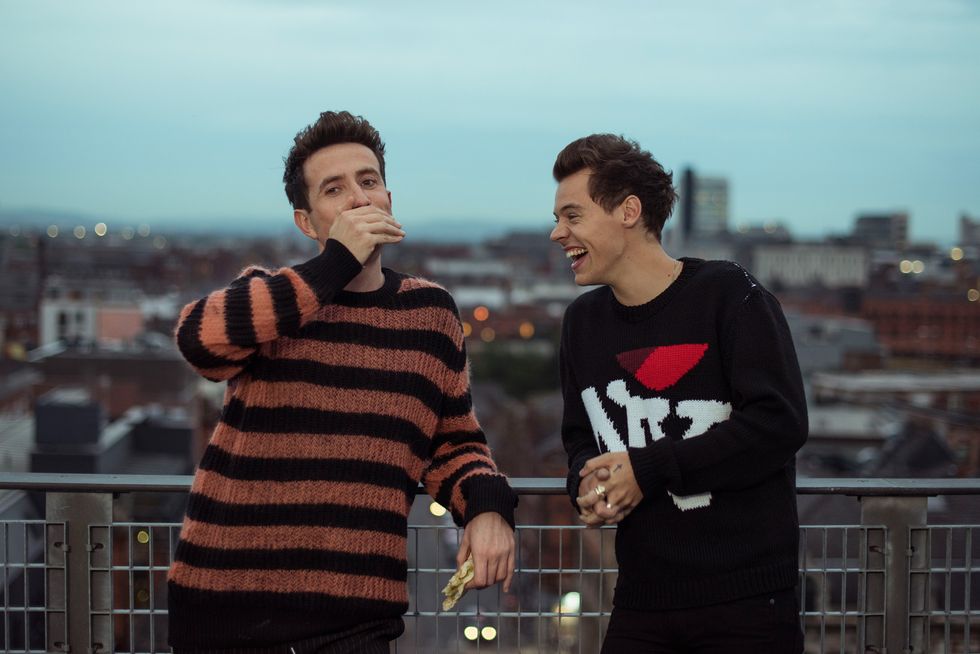 Harry Styles, Nick Grimshaw, Harry Styles at the BBC