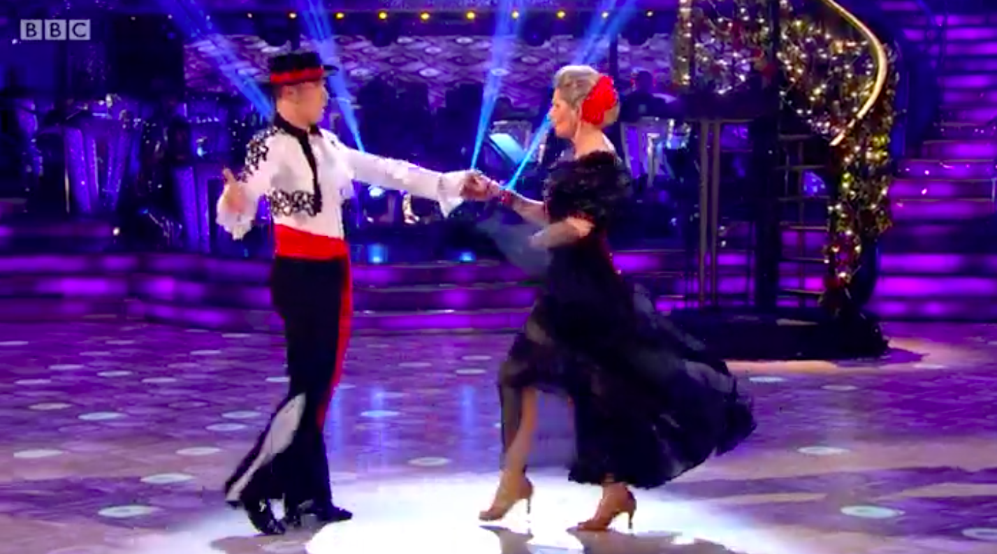 Strictly Come Dancing's Ruth Langford Collapses On Top Of Anton Du Beke