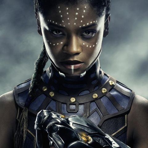 letitia wright as shuri in new black panther character posters