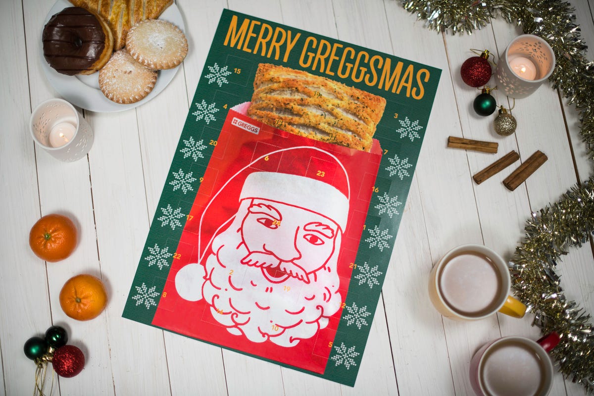 Greggs are releasing an Advent calendar for Christmas 2017