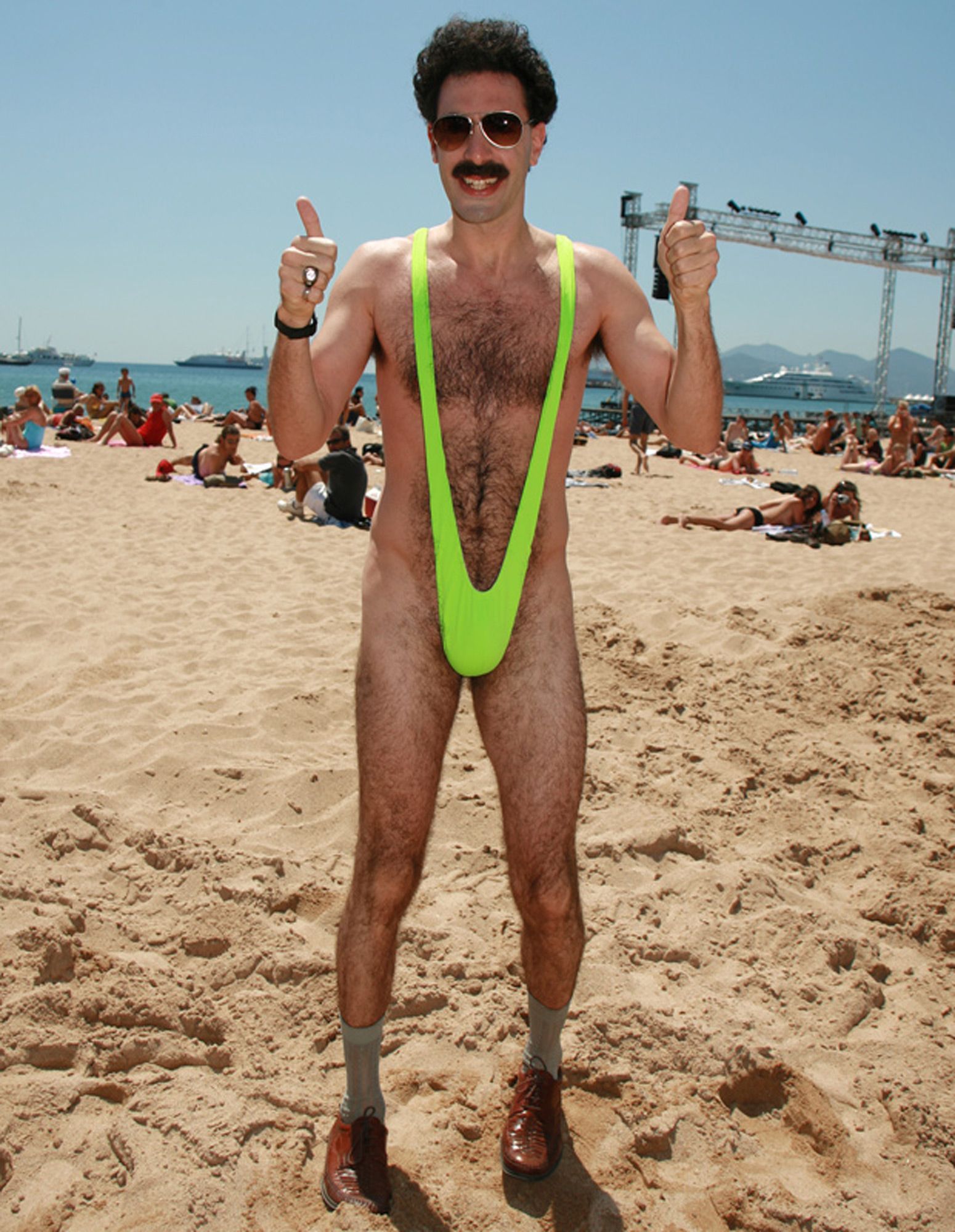 Tourists arrested in Kazakhstan for wearing Borat mankinis