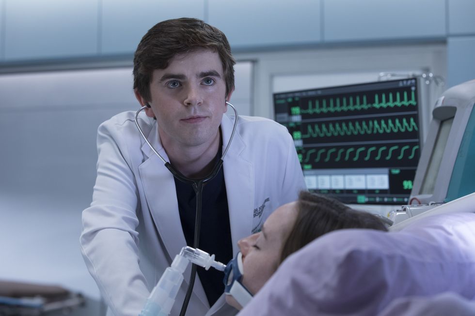 freddie highmore in the good doctor