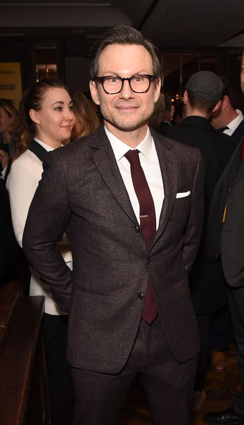Christian Slater attends the press night after party for 'Glengarry Glen Ross'